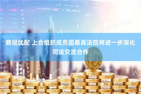 鼎冠优配 上合组织成员国最高法院将进一步深化司法交流合作