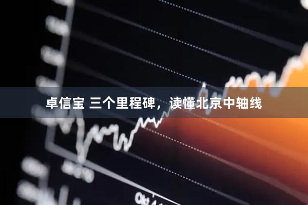 卓信宝 三个里程碑，读懂北京中轴线