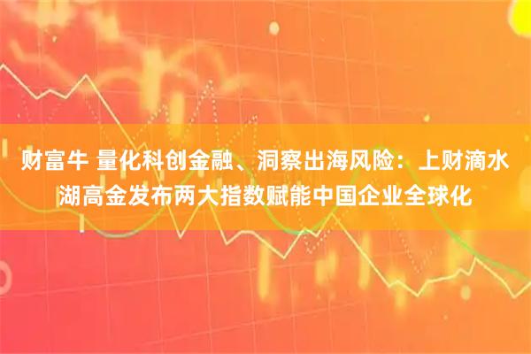 财富牛 量化科创金融、洞察出海风险：上财滴水湖高金发布两大指数赋能中国企业全球化