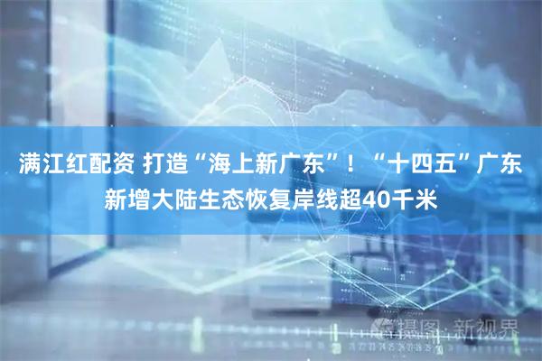 满江红配资 打造“海上新广东”！“十四五”广东新增大陆生态恢复岸线超40千米
